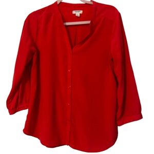 Old Navy relaxed button down blouse size M